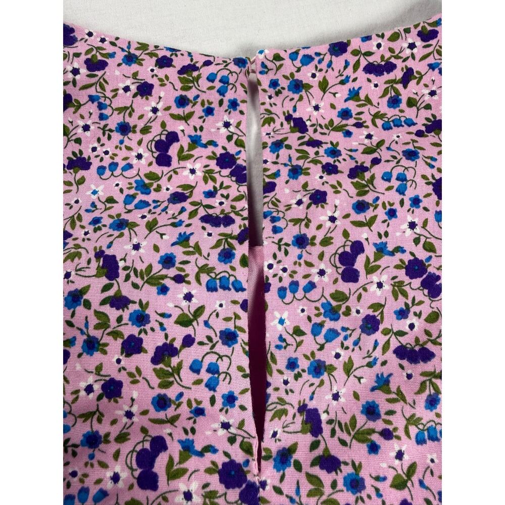 Pomander Place Quinn Dress Lilac Floral Puff Sleeve Lined XSMALL - Picture 8 of 14
